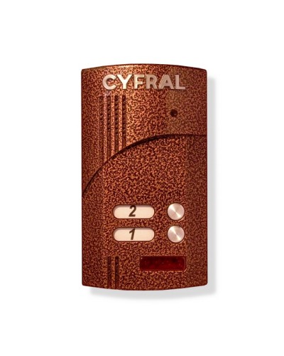 Блок вызова аудиодомофона на 2 абонента Цифрал M-2.1M в Хабаровске Блоки вызова многоабонентные Pintop.ru