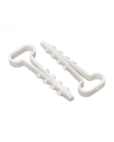 Дюбель-хомут (6х12 мм) для плоского кабеля белый (50 шт.) EKF PROxima (plc-cd-6x12w) в Хабаровске Крепеж: Дюбели, шурупы, саморезы Pintop.ru