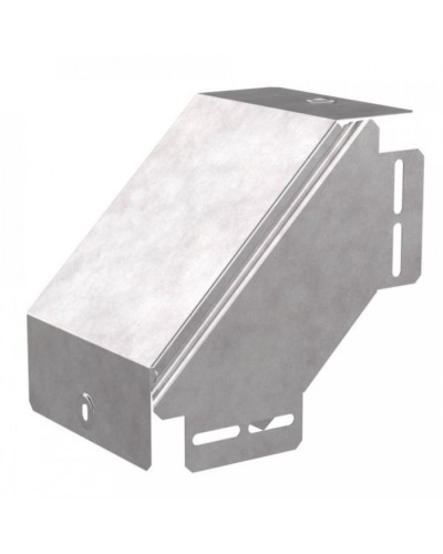 Угол вертикальный внешний 90 градусов с крышкой Стандарт 150х100 Промрукав (PR16.0547) в Хабаровске Аксессуары для лотков Pintop.ru