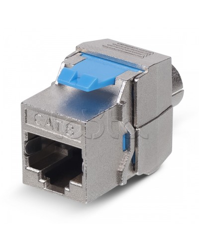 Вставка Keystone Jack RJ-45(8P8C) Cabeus KJ-RJ45-Cat.8-SH-180-Toolless в Хабаровске Модули Keystone Pintop.ru