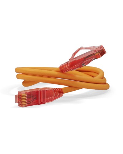 Патч-корд U/UTP Hyperline PC-LPM-UTP-RJ45-RJ45-C5e-5M-LSZH-OR в Хабаровске Патчкорды (медные) Pintop.ru