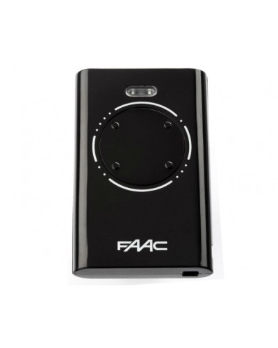 Брелок-передатчик 4-канальный Faac 7870101 (черный) в Хабаровске Устройства радиоуправления для шлагбаумов и автоматики Pintop.ru