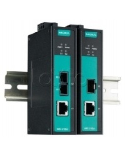Медиаконвертер Gigabit Ethernet 10/100/1000BaseTX в 100/1000Base (SC) Moxa IMC-21GA-LX-SC в Хабаровске Медиаконвертеры Pintop.ru
