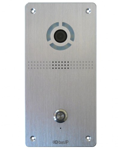 Панель вызывная BAS-IP AV-04FD SILVER в Хабаровске Вызывные IP панели Pintop.ru