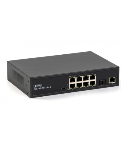 Коммутатор Бастион SKAT PoE-8E-1G-1S v.2 в Хабаровске Коммутаторы Pintop.ru