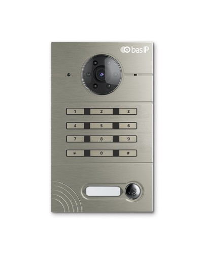 Панель вызывная BAS-IP AV-01KD GREY в Хабаровске Вызывные видеопанели малоабонентные Pintop.ru
