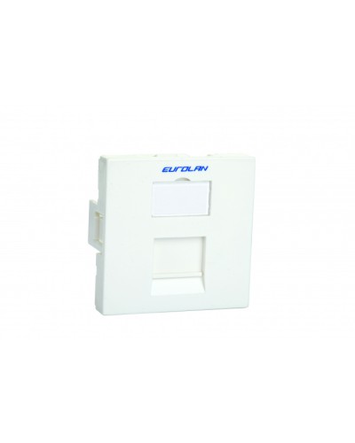 Адаптер 22,5х45 Eurolan 16B-45-02WT в Хабаровске Аксессуары для кабель-канала Pintop.ru