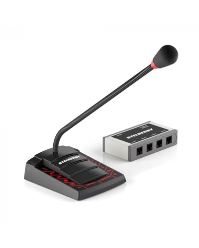 Пульт громкого оповещения STELBERRY F-740 в Хабаровске Микрофонные консоли и микрофоны Pintop.ru