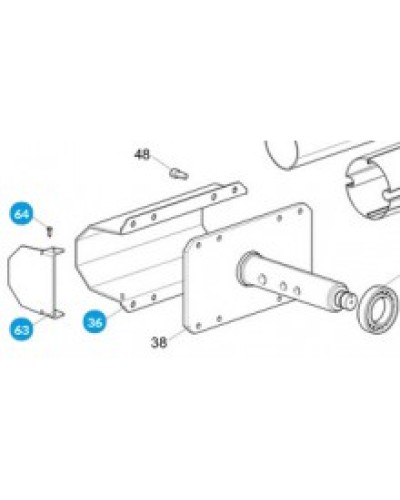 Основание блока управления ZL37 Came 319149 в Хабаровске Запчасти для шлагбаумов и автоматики Pintop.ru