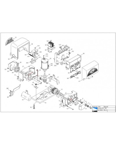 Плата S5000 Came 119RIR124 в Хабаровске Запчасти для шлагбаумов и автоматики Pintop.ru