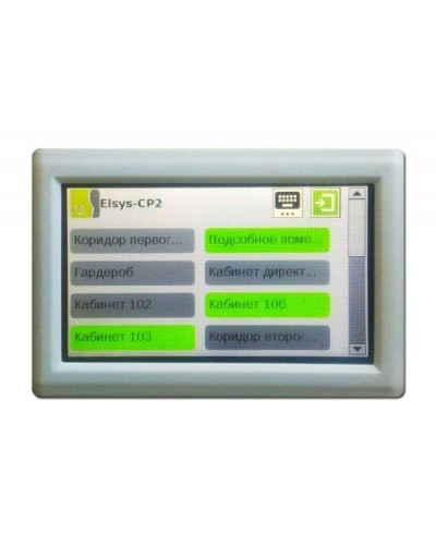 Клавиатура подсистемы охранной сигнализации СКУД Elsys Elsys-CP2 Black в Хабаровске Дополнительное оборудование для СКУД Pintop.ru