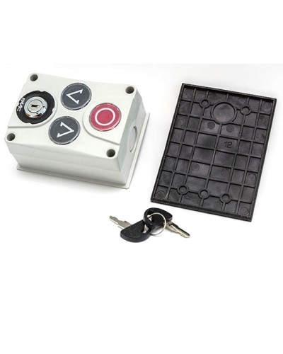 Панель управления 3х кнопочная с ключом Faac 402500 в Хабаровске Устройства радиоуправления для шлагбаумов и автоматики Pintop.ru