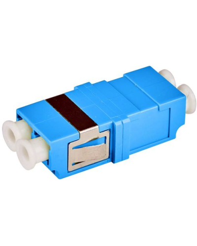 Адаптер оптический LC, OM3, корпус SC без фланцев, дуплексный LANMASTER LAN-2LCS/NF-AM-OM3 в Хабаровске Коннекторы Pintop.ru