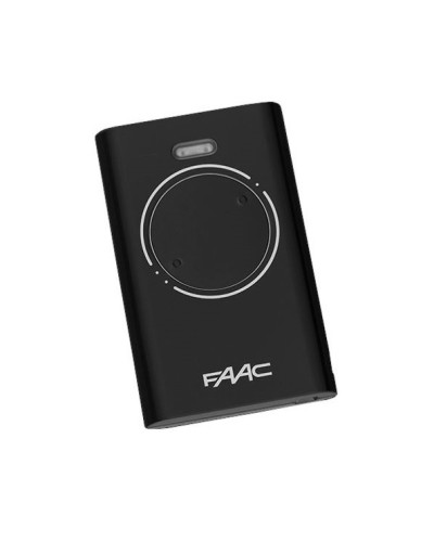Брелок-передатчик 2-канальный Faac 7870071 (черный) в Хабаровске Устройства радиоуправления для шлагбаумов и автоматики Pintop.ru