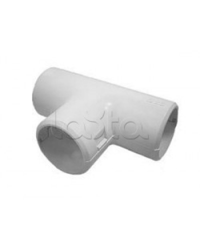 Тройник для труб D16 мм (цвет чёрный) Экопласт 41316-BL в Хабаровске Аксессуары для труб (ОКЛ) Экопласт Pintop.ru