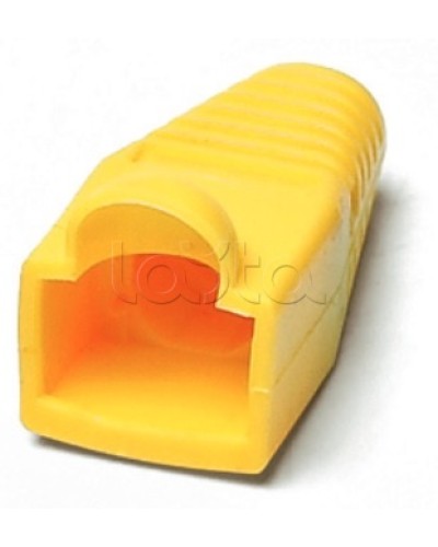 Колпачок изолирующий для разъемов RJ-45 желтый (10шт.) Hyperline BOOT-YL-10 в Хабаровске Коннекторы Pintop.ru