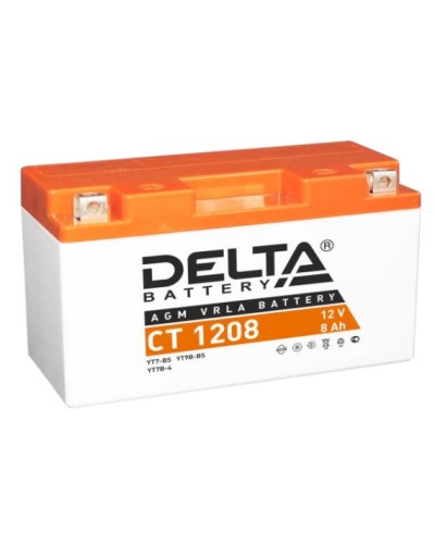 Аккумулятор АКБ 12 - 8 Delta CT 1208 в Хабаровске Электротехническое оборудование Pintop.ru