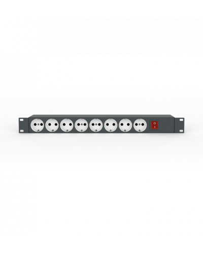 Блок розеток 1U, 8 розеток Sonar RD-8 (pwc) в Хабаровске 19 оборудование (рэковое/стоечное) Sonar Pintop.ru