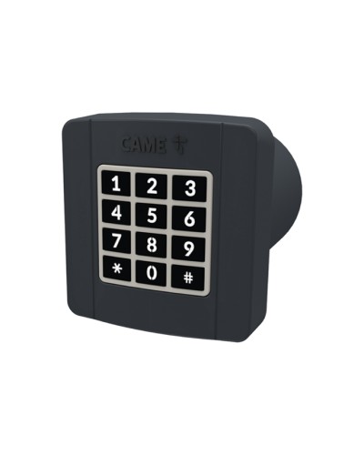 Проводная встраиваемая кодонаборная клавиатура Came 806SL-0290 - SELT2BDG, подключаемая к шине CXN, 12 кнопок, синяя подсветка, RAL7024 в Хабаровске Запчасти для шлагбаумов и автоматики Pintop.ru
