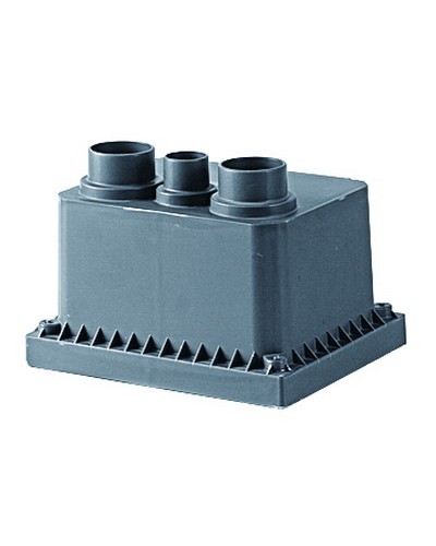 Колодец переходной смотровой 225x175x145 с крышкой для двустенных труб DKC (025001) в Хабаровске Повороты, муфты, тройники Pintop.ru