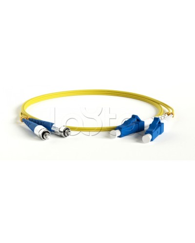 Патч-корд волоконно-оптический Hyperline FC-D2-9-FC/UR-FC/UR-H-1M-LSZH-YL в Хабаровске Патч-корды оптические Pintop.ru