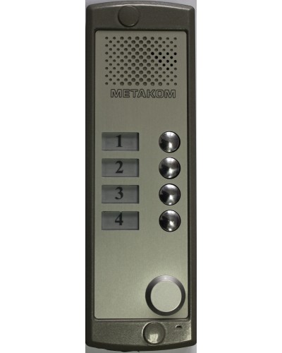 Блок вызова домофона Метаком MK4-K-RF в Хабаровске Блоки вызова многоабонентные Pintop.ru