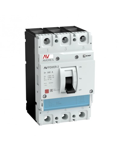 Автоматический выключатель AV POWER-1/3 25А 80kA TR EKF AVERES (mccb-13-25H-TR-av) в Хабаровске Электротехническое оборудование Pintop.ru