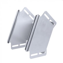 Угол вертикальный внешний 45 градусов Стандарт INOX (AISI 316) 150х100 Промрукав (PR16.2933)