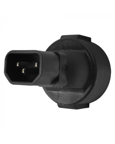 Адаптер переходной, розетка Schuko - вилка C14, 220В, 10А, черный LANMASTER (LAN-PPS/14-BK) в Хабаровске Проходные адаптеры и розетки оптические Pintop.ru