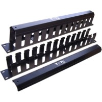 Органайзер кабельный 19" 1U c крышкой TWT TWT-ORG/CV-1U