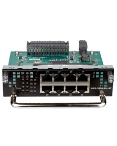 Модуль расширения с 8 портами D-Link DXS-3600-EM-8T/A1A в Хабаровске Дополнительное оборудование для сетей Pintop.ru
