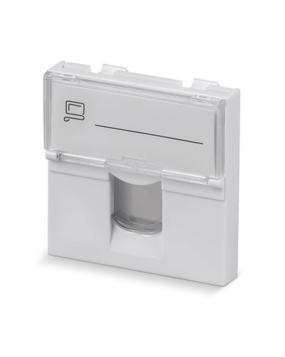 Вставка 45x45 (Mosaic) для 1 модуля формата Keystone Jack (арт.078604) Cabeus (FP-L-45-1M) в Хабаровске Модули Keystone Pintop.ru