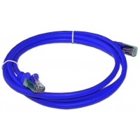 Патч-корд RJ45 - RJ45, 4 пары, FTP, категория 6A, 3 м, синий, LSZH LANMASTER LAN-PC45/S6A-3.0-BL