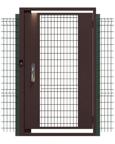 Калитка Стальная Наружная VIZIT-KСН-12-Пр в Хабаровске Калитки Pintop.ru