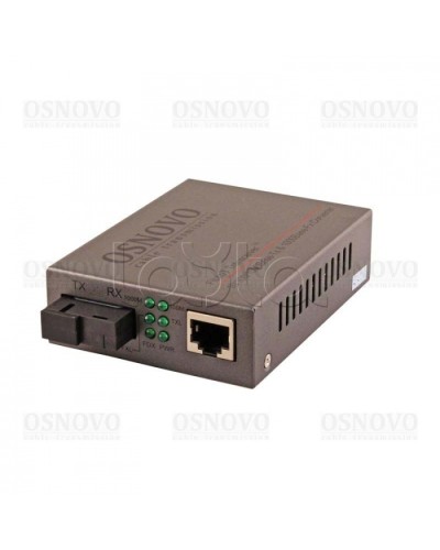 Медиаконвертер Gigabit Ethernet OSNOVO OMC-1000-11S5a в Хабаровске Медиаконвертеры Pintop.ru