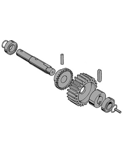 Вал в сборе C-BY Came 119RIC031 в Хабаровске Запчасти для шлагбаумов и автоматики Pintop.ru