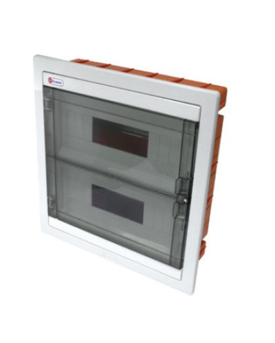 Щиток скрытой установки, 24 модулей, IP40 Экопласт 46024 в Хабаровске Боксы для автоматов Pintop.ru