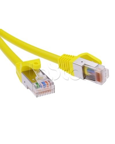 Патч-корд экранированный CAT5E F/UTP 4х2, LSZH, желтый, 7м DKC RN5EFU4570YL в Хабаровске Патчкорды (медные) Pintop.ru