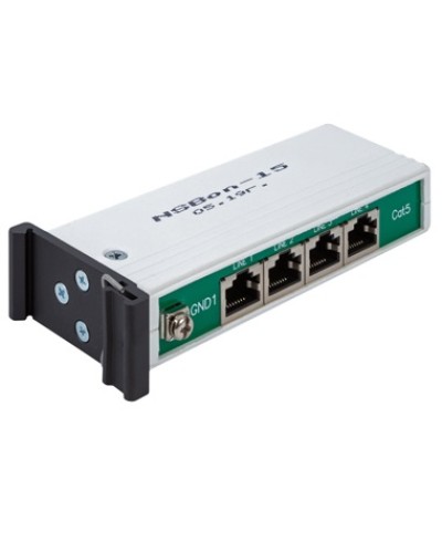 Устройство защиты линий Ethernet 10/100/1000M + PoE, 4 порта. EveryPro 4-Cat5P, патч-корд 4 шт. NSGate NSBon-15 в Хабаровске Устройства защиты от перенапряжений Pintop.ru