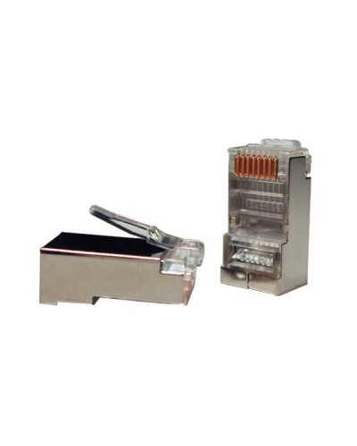 Разъем RJ-45 кат.5е под витую пару Cabeus 8P8C-SH в Хабаровске Коннекторы и разъемы Pintop.ru