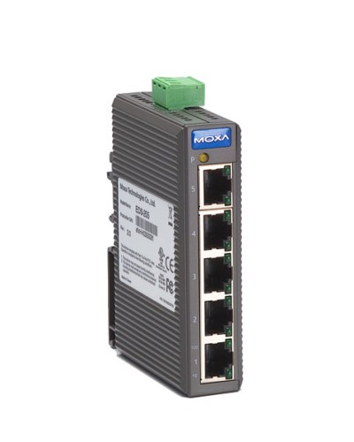 Коммутатор неуправляемый промышленный 5-портовый Moxa EDS-205 в Хабаровске Коммутаторы Pintop.ru