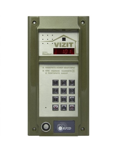 Блок вызова домофона Vizit БВД-N101RTCP в Хабаровске Блоки вызова многоабонентные Pintop.ru
