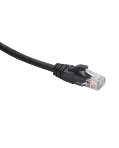 Шнур коммутационный U/UTP категория 5e LSZH нг(А)-HF 1,0 м, черный Datarex DR-181907 в Хабаровске Патчкорды (медные) Pintop.ru