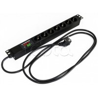 Блок розеток Hyperline SHE19-7SH-AV-2.5EU