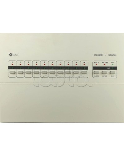 Блок связи на 10 каналов МЕТА 17555 в Хабаровске Система оповещения и трансляции Мета Pintop.ru