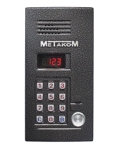 Блок вызова домофона Метаком MK2012-TM4EVN в Хабаровске Блоки вызова многоабонентные Pintop.ru