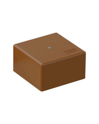 SD3 Коробка распределительная для о/п, для монтажного пистолета 75x75x40мм, 12 пар 10мм2, (корич.) Экопласт (72936B) в Хабаровске Распределительные коробки Pintop.ru