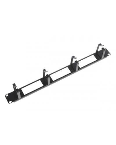 Органайзер кабельный горизонтальный 4 кольца черный ЦМО ГКО-О-4.62-9005 в Хабаровске Кабельные органайзеры Pintop.ru