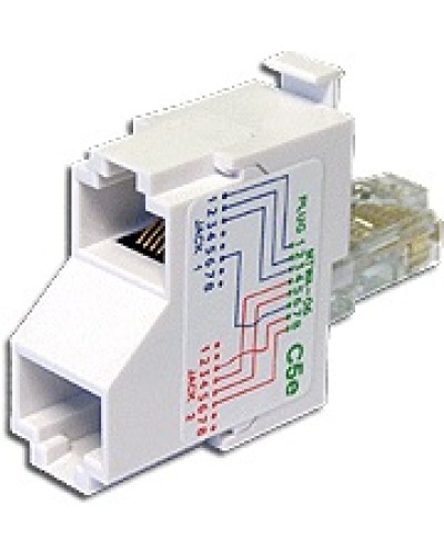 T-адаптер 1 телефонный и 1 компьютерный порт TWT TWT-T-E2-U2 в Хабаровске Проходные адаптеры Pintop.ru