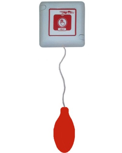 Пневмокнопка вызова влагозащищенная со шнуром Hostcall MP-435W2 в Хабаровске Система оповещения и трансляции Hostcall Pintop.ru
